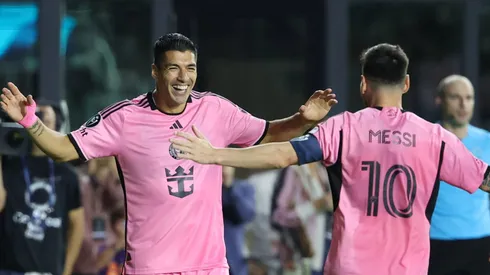 Messi y Suárez, los goleadores de la noche.