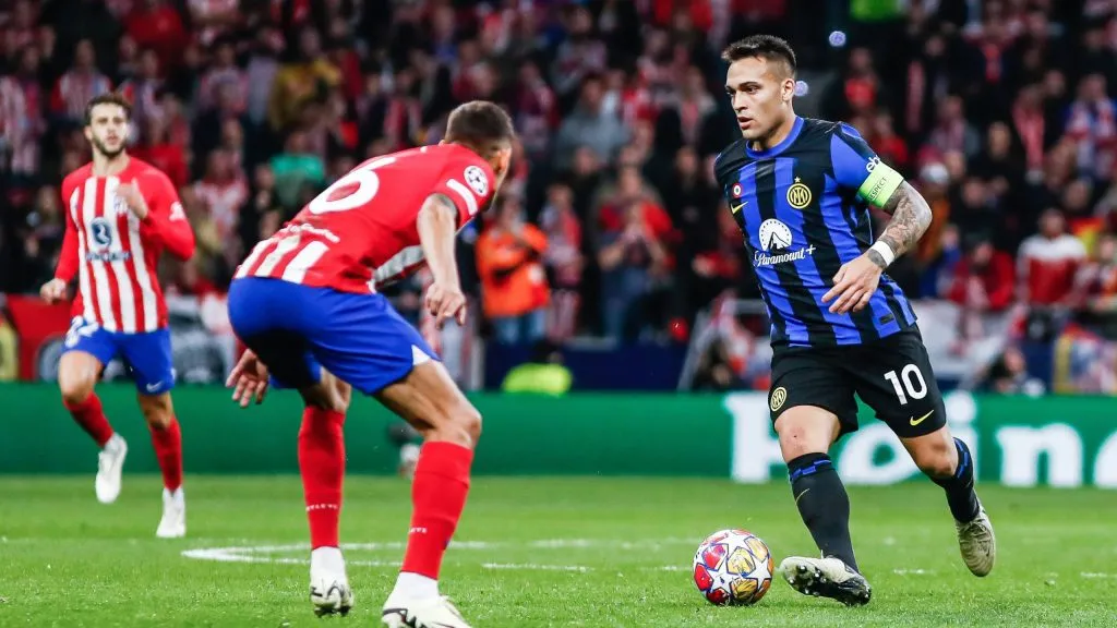 Lautaro Martínez en acción. (Foto: Getty)