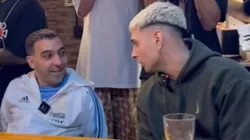 Coscu, junto a Ricardo 'Tati' Chao, dueño de Camisetas Nani.