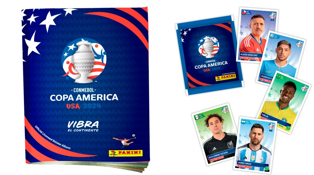 Salieron las figuritas de la Copa América USA 2024.