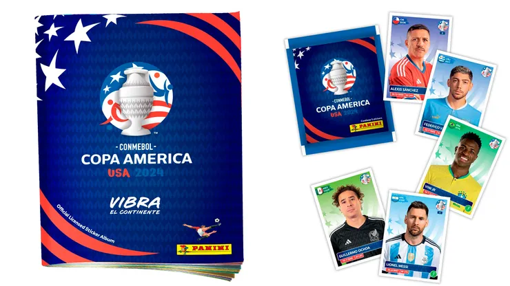 Salieron las figuritas de la Copa América USA 2024.