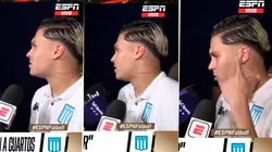 El mediocampista colombiano tuvo un intercambio de palabras con un periodista.