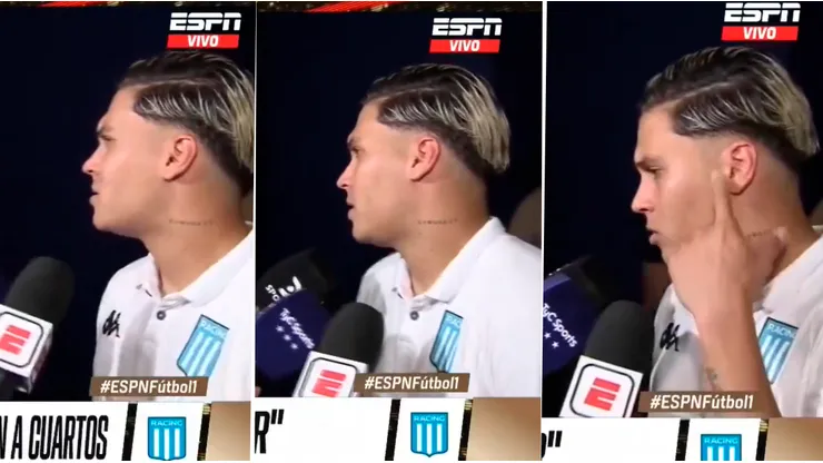El mediocampista colombiano tuvo un intercambio de palabras con un periodista.