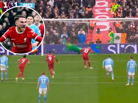 VIDEO | Mac Allister empató las acciones ante Manchester City con una ejecución perfecta