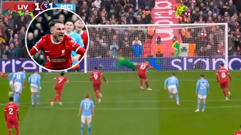 El argentino marcó el empate parcial ante Manchester City.