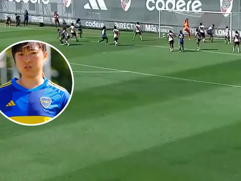 Superclásico histórico: dos japonesas y un golazo olímpico en el triunfo de Boca sobre River