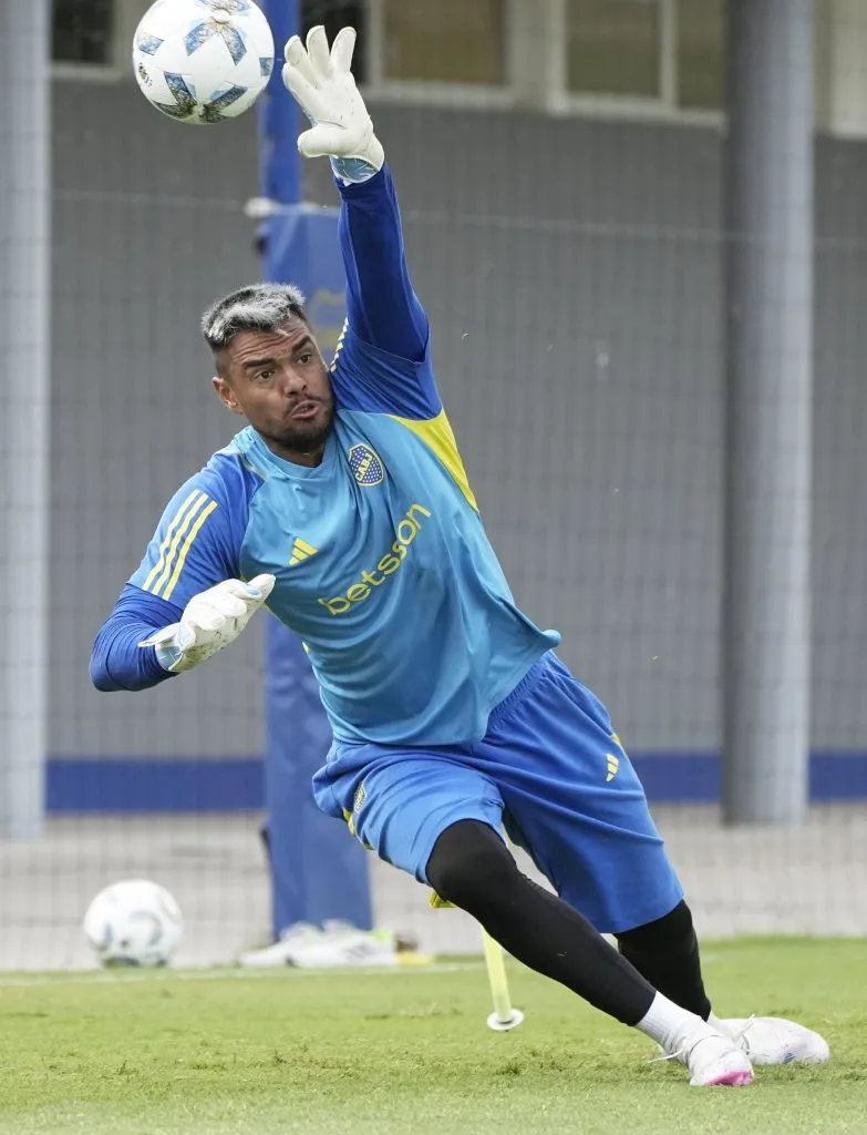 Romero se pierde el clásico por lesión. (Foto: Prensa Boca).