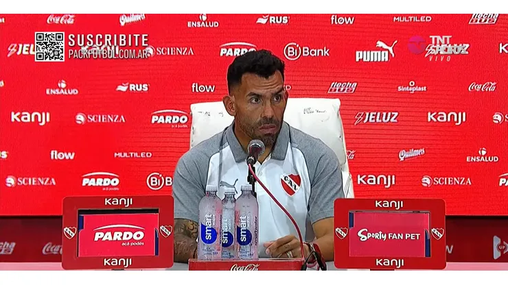 Tevez fue categórico tras el polémico penal que Arasa no le dio a Independiente