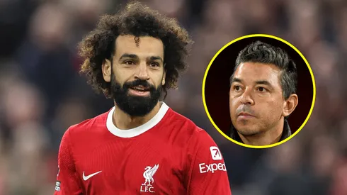 Salah habló sobre su futuro y Gallardo se ilusiona (IMAGO / News Images – Getty Images).