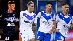 Sosa, Cufré, Florentín y Osorio, los 4 futbolistas de Vélez involucrados en la denuncia.
