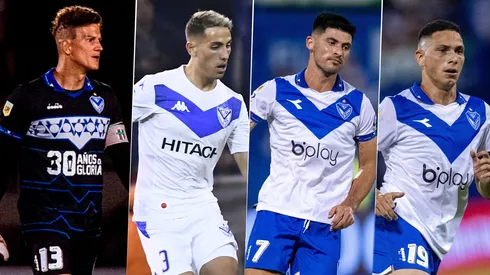 Sosa, Cufré, Florentín y Osorio, los 4 futbolistas de Vélez involucrados en la denuncia.