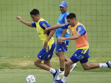 La inesperada figura de la última práctica de Boca: le hizo tres goles a Javi García