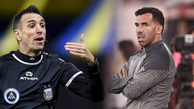 Tevez fue denunciado por el árbitro Pablo Dóvalo, a quien acusó de ladrón