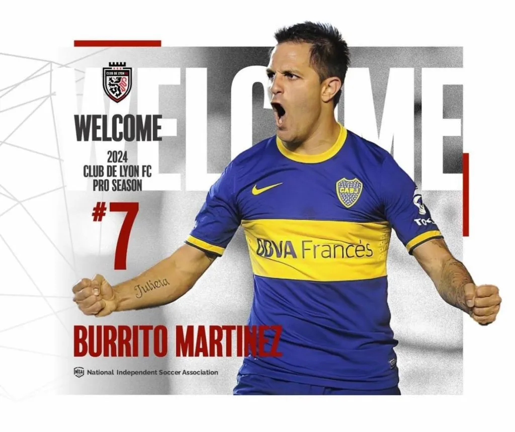 El Burrito Martínez fue presentado en Club de Lyon. (Foto: Instagram / @clubdelyonfc)
