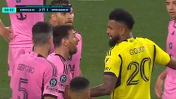 El capitán argentino tuvo un intercambio de palabras con Godoy.