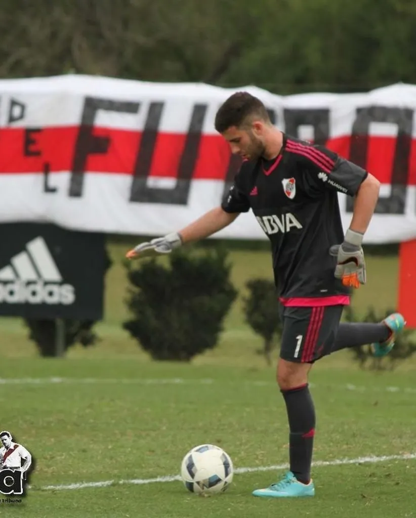 Ezequiel Muth en su paso por River. (Foto: Instagram).
