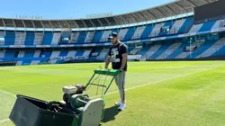 Walter Aciar, el gurú del césped del fútbol argentino