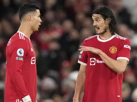 Revelan conflicto interno en Manchester United con CR7 y Cavani como protagonistas