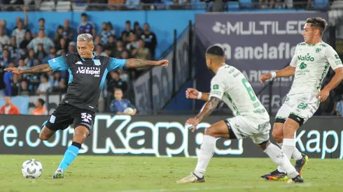 Agustín Almendra en Racing vs. Sarmiento. (Foto: Prensa Racing)