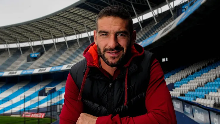 Lisandro López en 2016, cuando regresó a Racing.