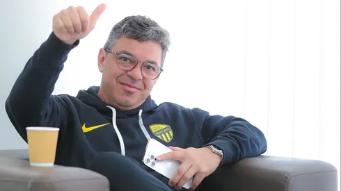 Marcelo Gallardo en Al Ittihad (X @Ittihad)