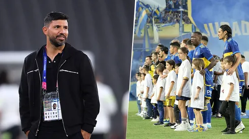 Como con Cavani, el Kun Agüero se rindió ante otra figura de Boca: "Muchísima calidad"