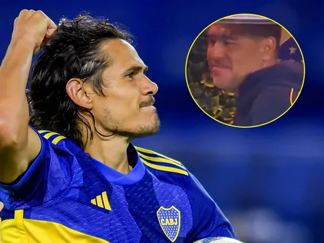 Cavani habló tras su triplete en Boca: qué dijo sobre Riquelme y su mensaje a "los invisibles"