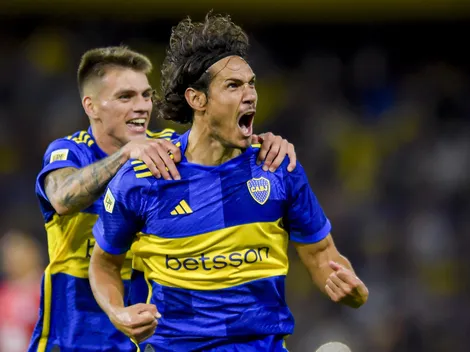 Con un hat-trick inolvidable de Cavani, Boca le ganó un partidazo a Belgrano
