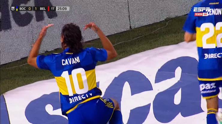 El uruguayo pidió aliento a los hinchas de Boca.