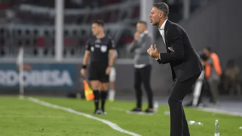 El entrenador de River habló tras el empate ante Talleres.