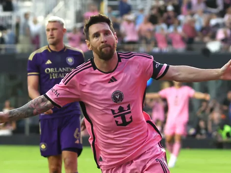 En cuestión de minutos, Messi marcó un doblete en la goleada de Inter Miami ante Orlando City