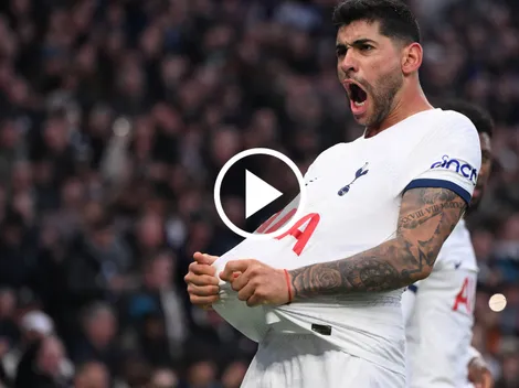 Gol agónico del Cuti Romero para el triunfo del Tottenham