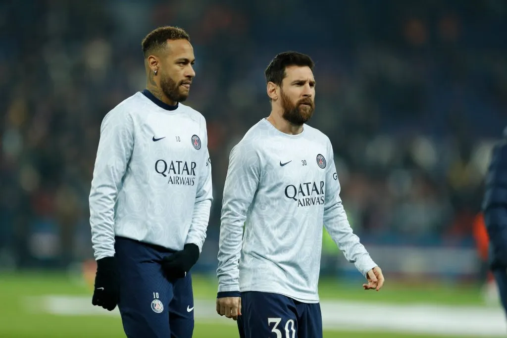 El reencuentro agridulce de Messi y Neymar en PSG. (Foto: IMAGO)