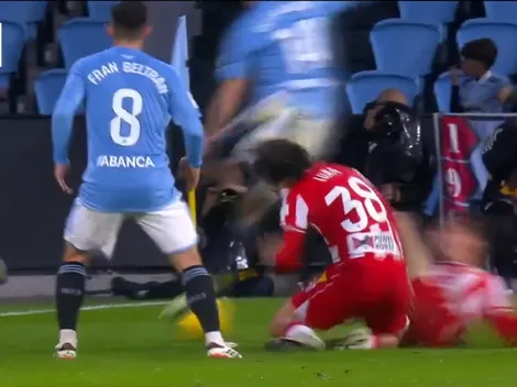 La criminal patada a la cara que recibió Luka Romero de parte ¡de su propio compañero!