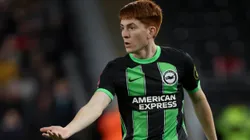 Valentín Barco, en su debut con Brighton.