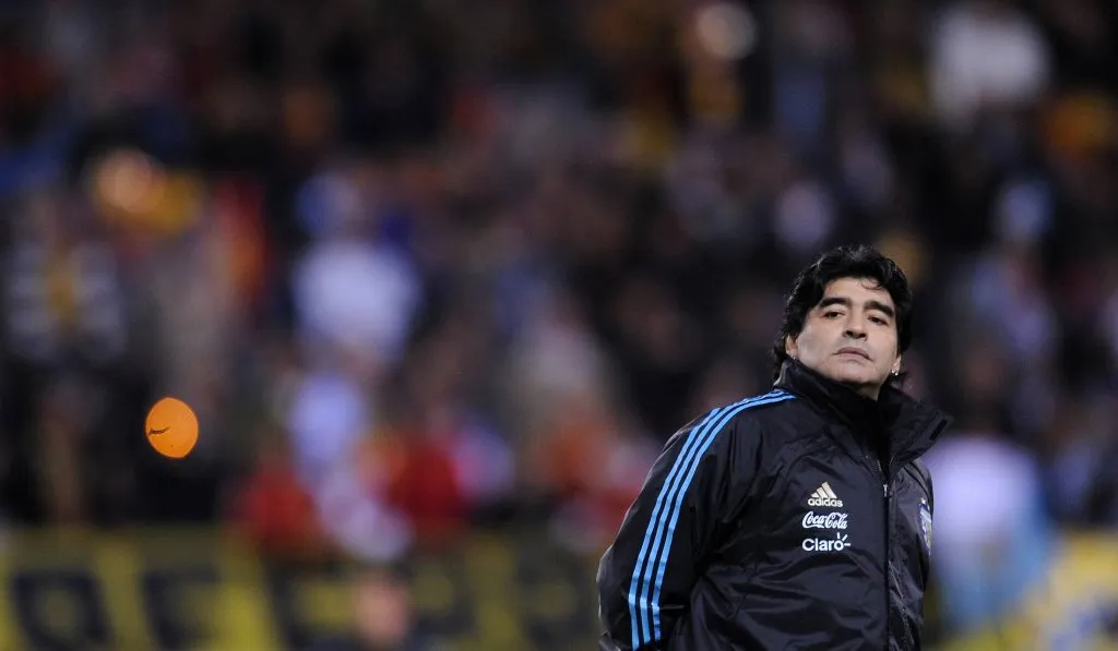 Diego Armando Maradona asumió como DT de la Selección Argentina en noviembre de 2008. (Foto: IMAGO).