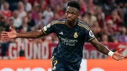 Vini Jr convirtió un doblete para el Real Madrid contra el Bayern Múnich en la ida.