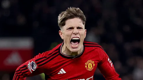 Garnacho, una de las figuras de Manchester United.