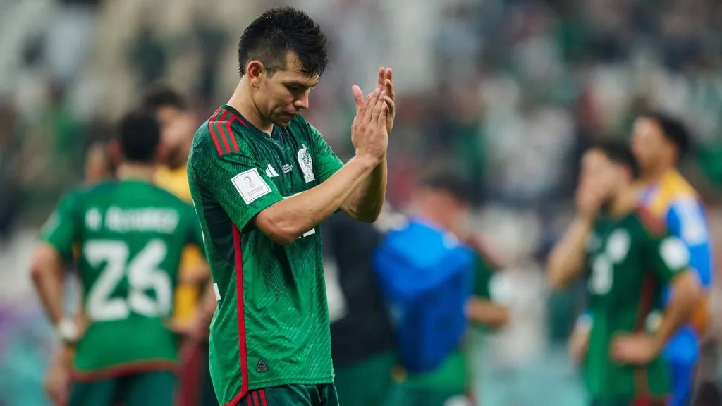 Hirving Lozano en la Selección de México.