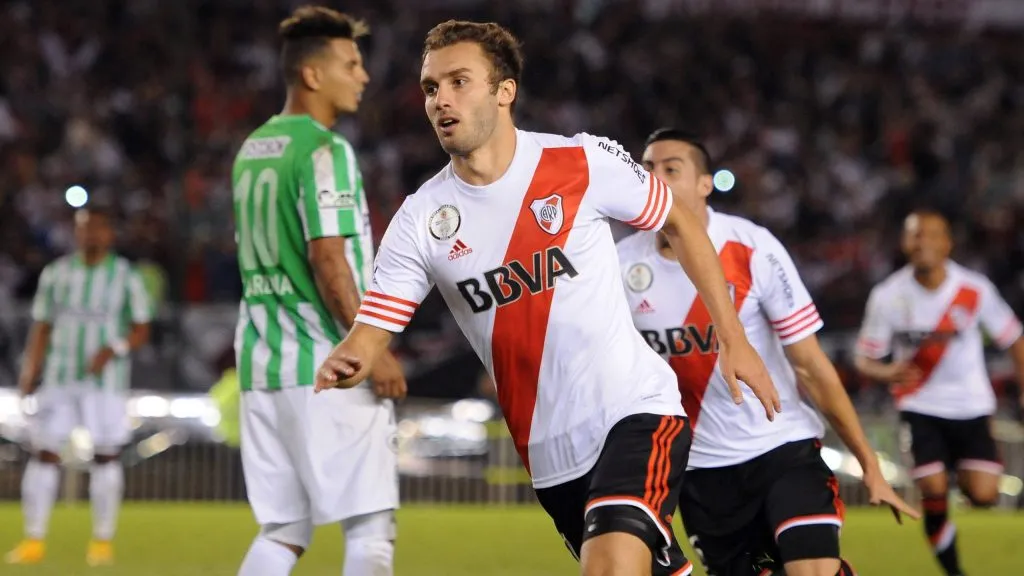 Germán Pezzella y su mítico gol en la final de la Copa Sudamericana 2014.