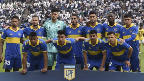 El plantel de Boca en el 2022.