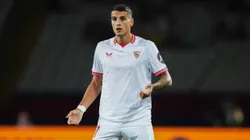 Erik Lamela, con las horas contadas en Sevilla.