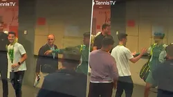 El tenista español y el argentino se encontraron en Madrid.