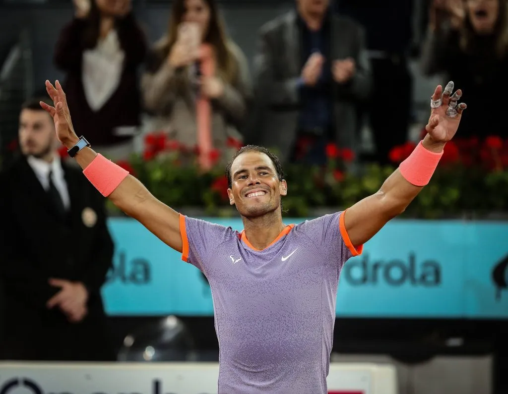 Rafael Nadal festejando un triunfo. (Foto: IMAGO)