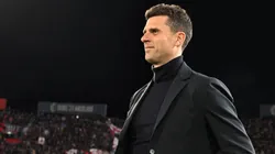Thiago Motta, entrenador del Bologna, el apuntado para dirigir al Manchester United