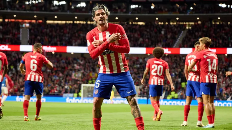 Rodrigo De Paul abrió la cuenta para el Colchonero.