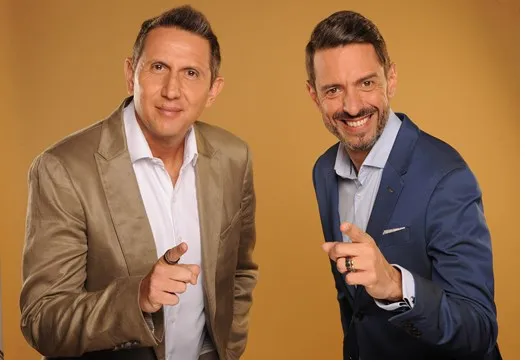 Varsky y Giralt, las voces para la Copa América. (Foto: Telefé)