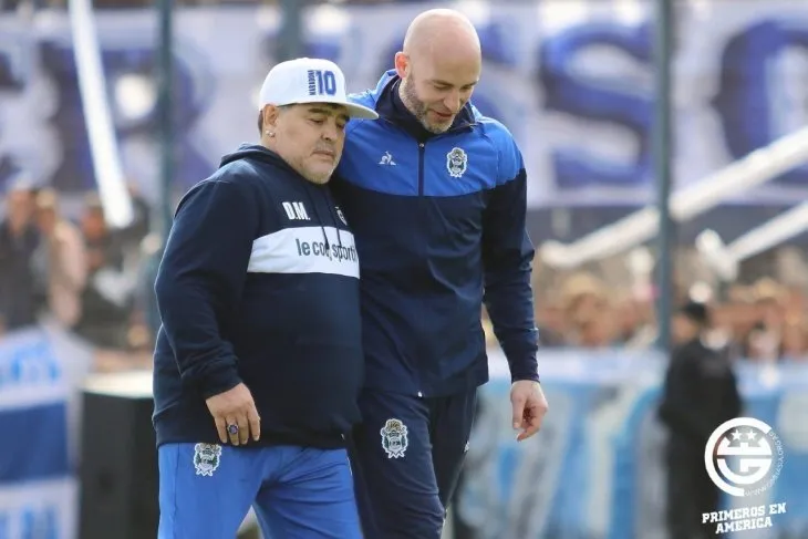 Sebastián Méndez forjó un gran vínculo con Maradona.