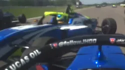 La cámara a bordo de Ava Dobson permitió ver las imágenes en primera persona.