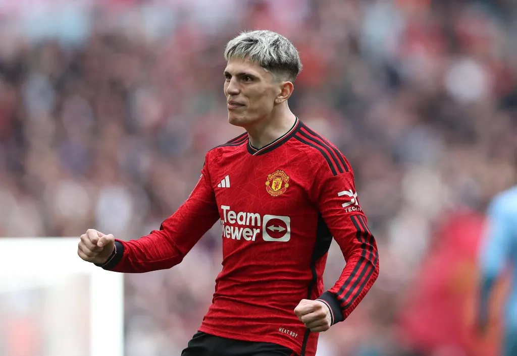 Garnacho superó a Ronaldo en una estadística. (Foto: IMAGO / Crystal Pix).